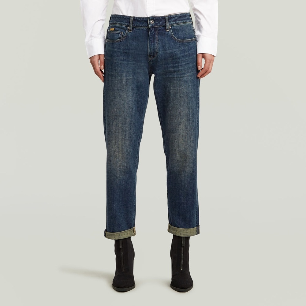 MOTO | Dark Blue Denim Jeans Straight Leg